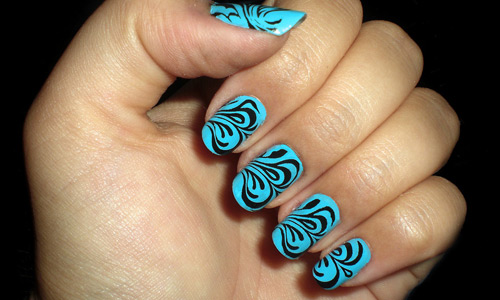 Admirable Blue Floral Pattern
