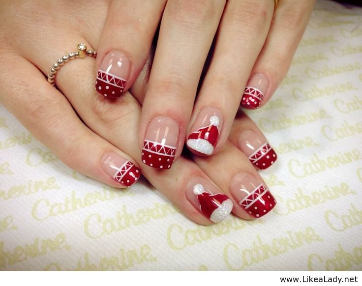 Beautiful Red and White Christmas Effect