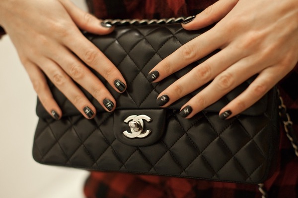 Carbon Black Chanel Look