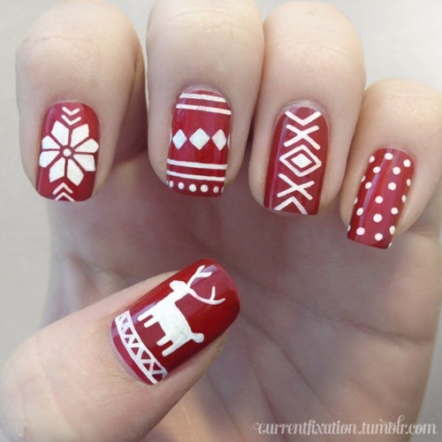 Classy Red Christmas Art