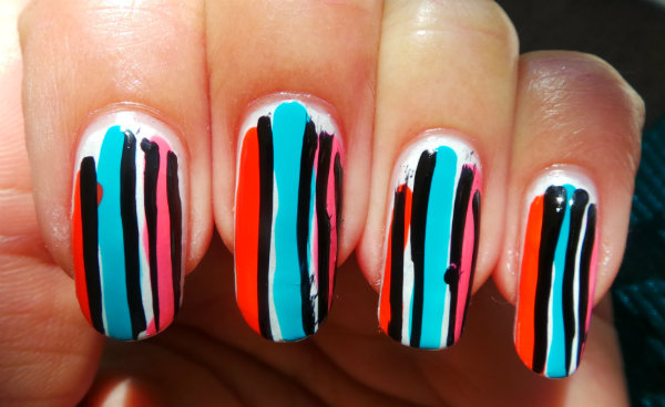 Colorful Vertical Stripes