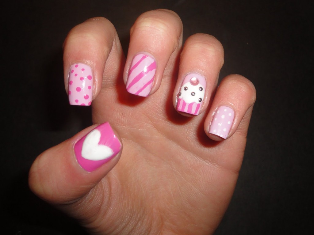 Heart Stripes and Polka Dots