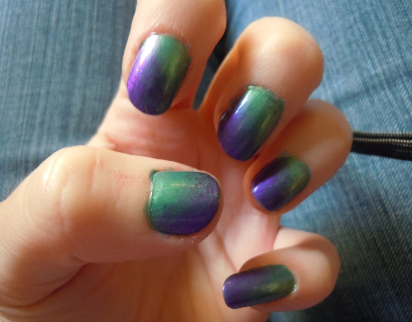 Perfect Blend of Opulent Green and Luxurious Purple