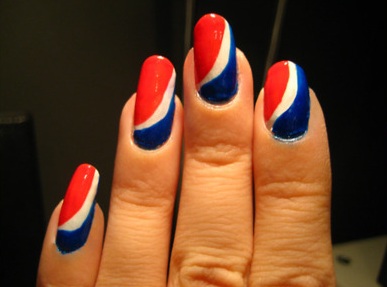 Red and Blue Pepsi Theme