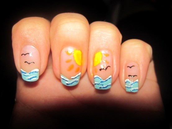 Sunny Beach and Sea Nails