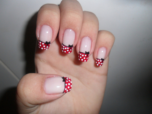 Trendy Red with Stylish Black Bow